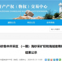 超17.5元/方！福建漳州國企近3億元競得儲量超1900萬方海砂礦
