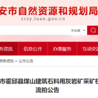 起始價8億元！安徽一建筑石料用灰?guī)r礦無人報價流拍
